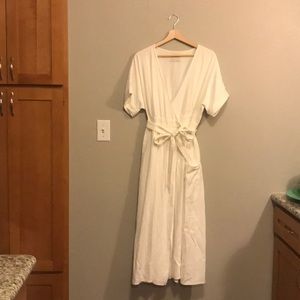 Urban Outfitters lining midi wrap dress